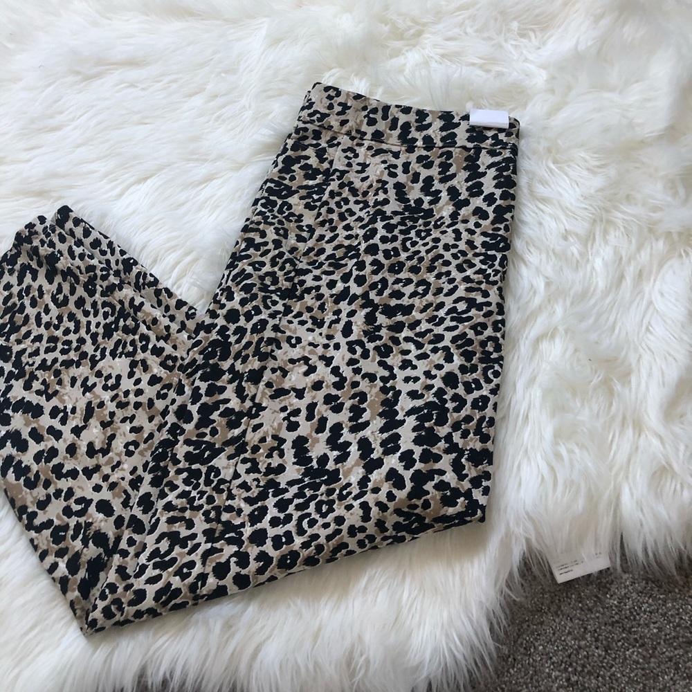 Plus Size cheetah print pants ✨